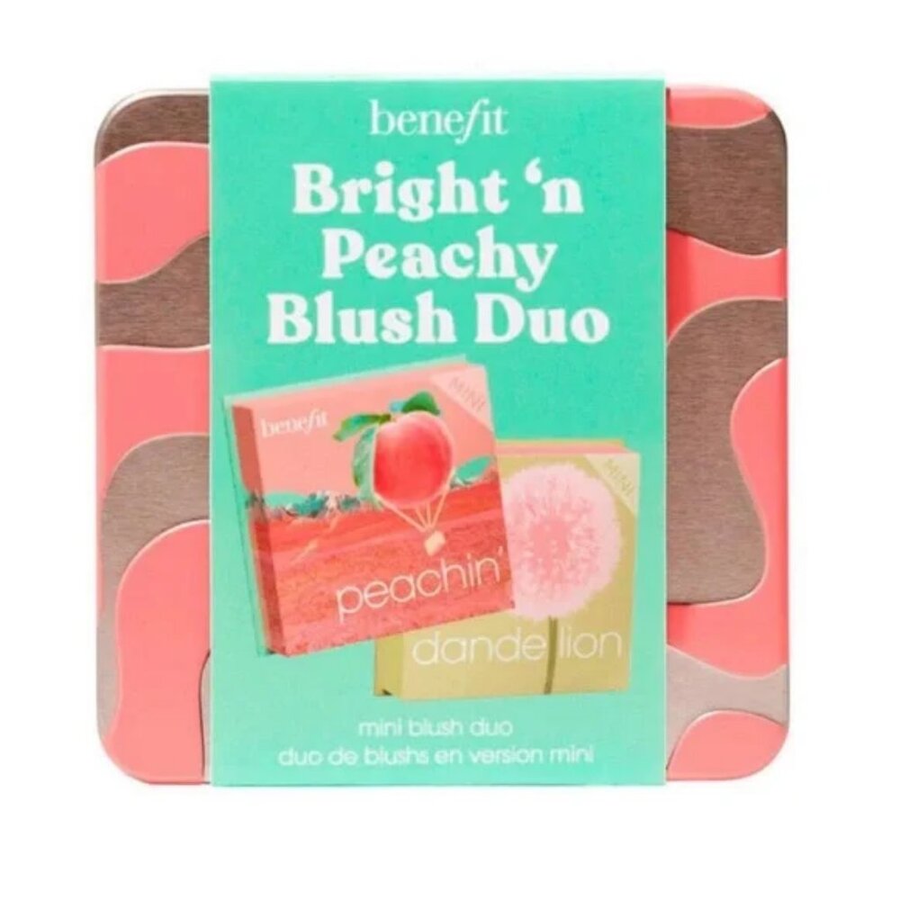 Benefit Bright 'n Peachy Mini Blush Duo Peachin' Dandelion